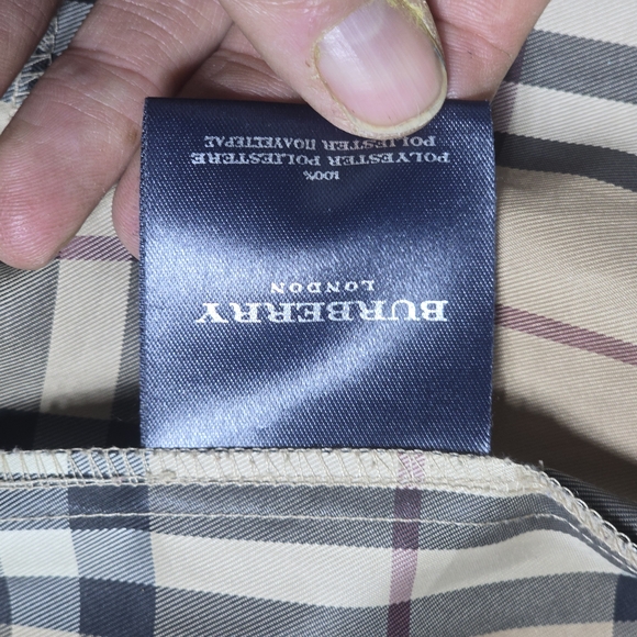 Burberry Golf Zip-up Nova Check Windbreaker Mesh Sports Jacket With Hidden Hood - Picture 13 of 16